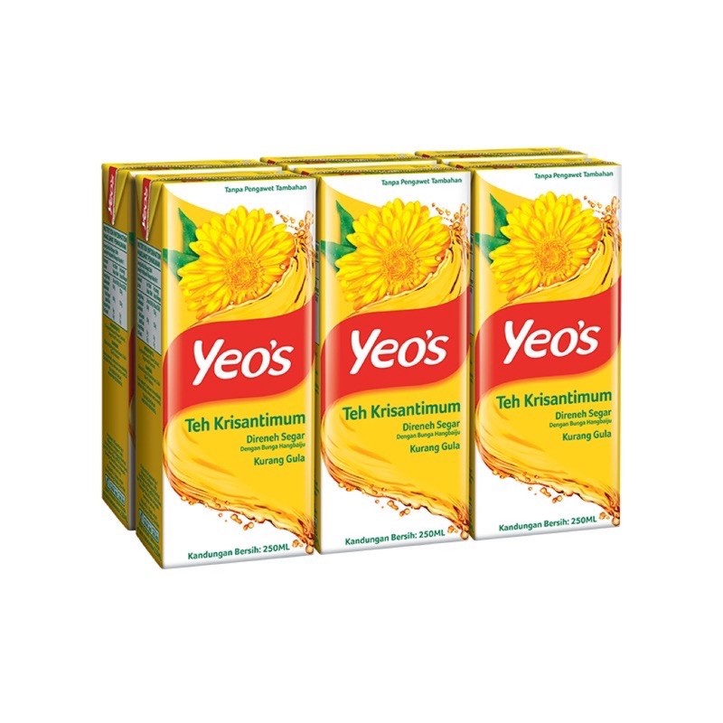Yeo's Chrysanthemum Tea 4 x 6 pcs x 250ml